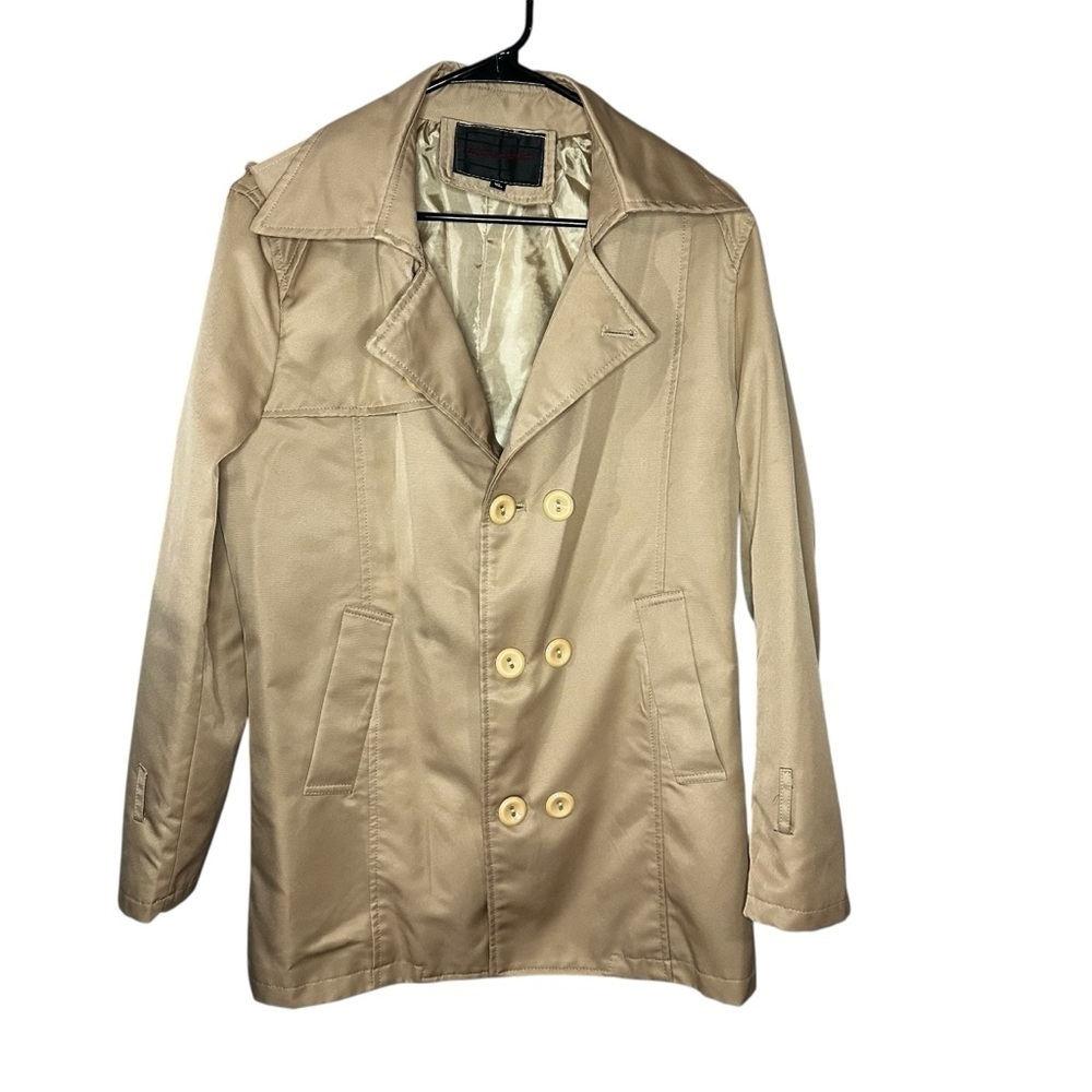 Pierre Cardin Cropped Trench Coat Size XL